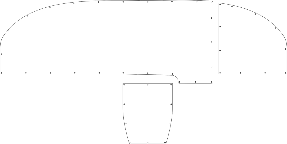 Van's Aircraft RV-10 panel template: Carbon Fiber Instrument Panel - G900X