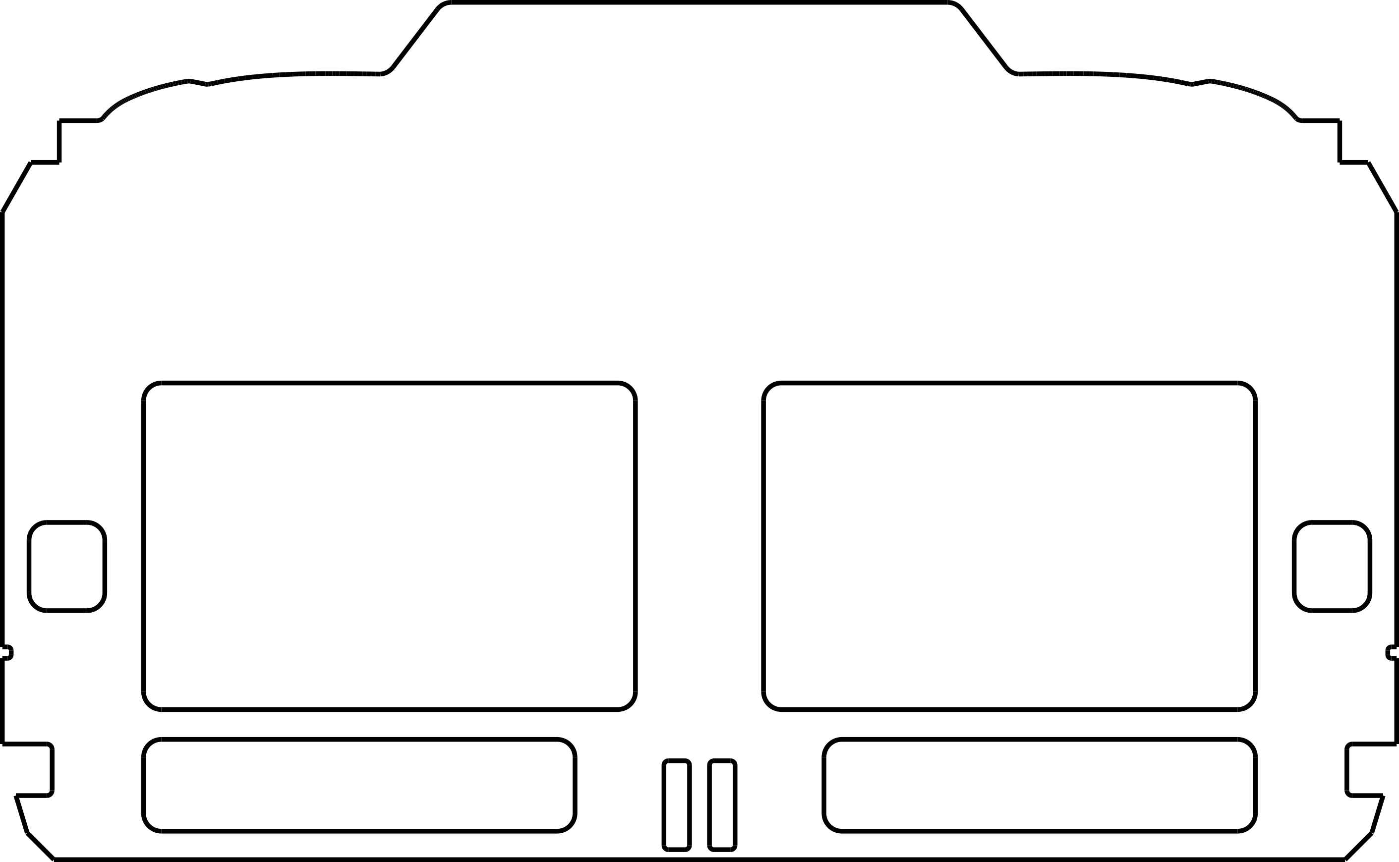 Rutan Cozy MK IV instrument panel template