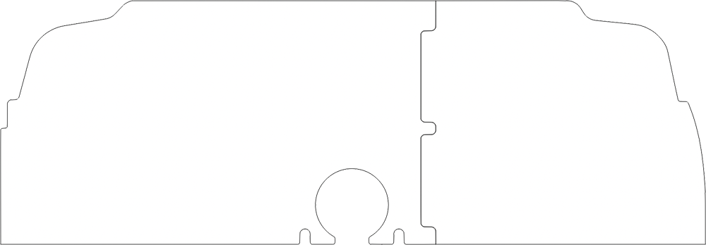 Beechcraft V35B instrument panel template