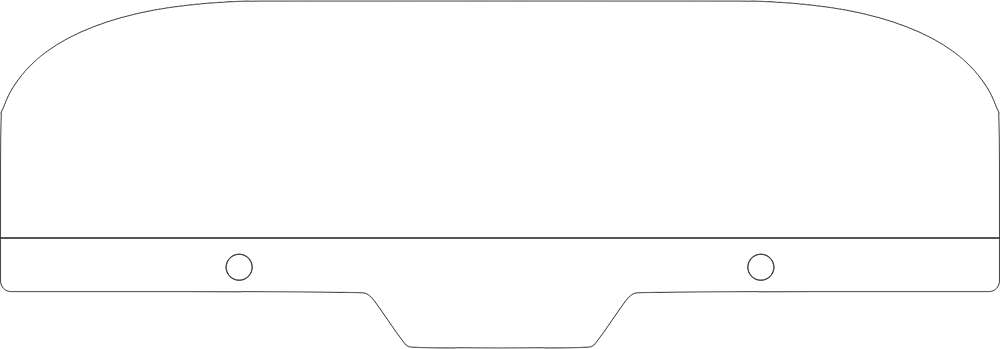 Grumman Aviation AA-5 instrument panel template