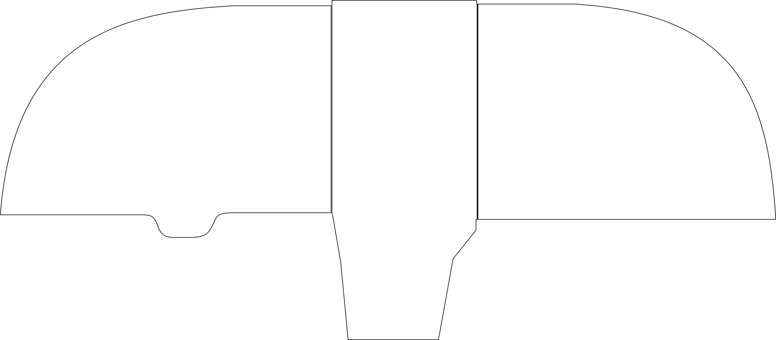 Lancair International 320 / 360 instrument panel template