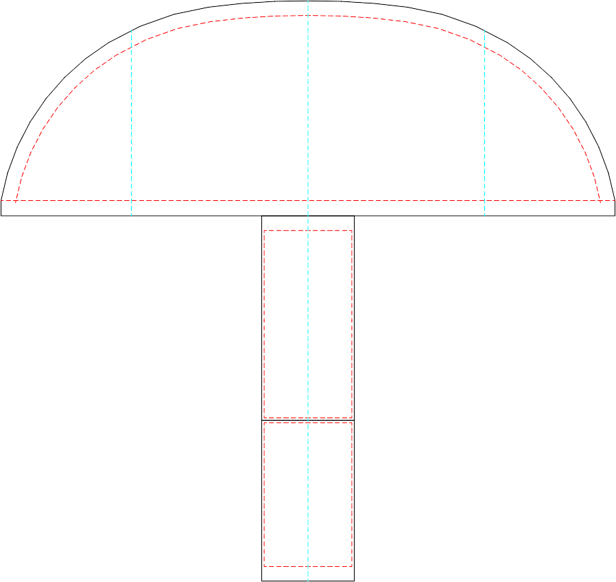 Zenith Aircraft Company STOL CH 750 panel template, variant 2