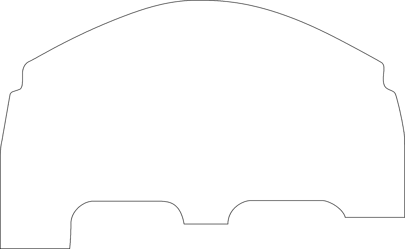 Rutan Vari-Eze instrument panel template
