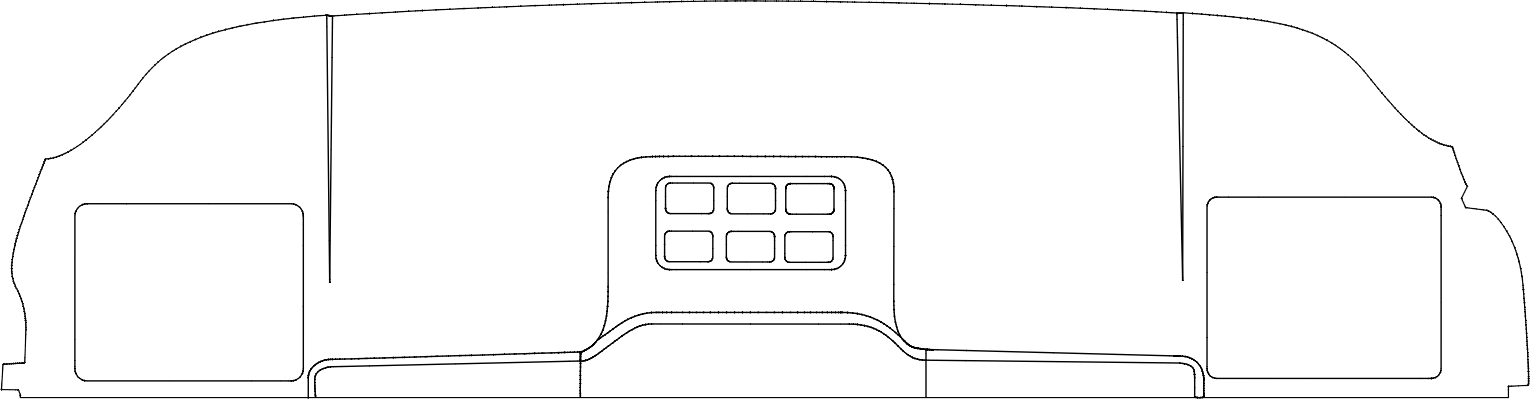 Beechcraft Model 35 panel template, variant 2