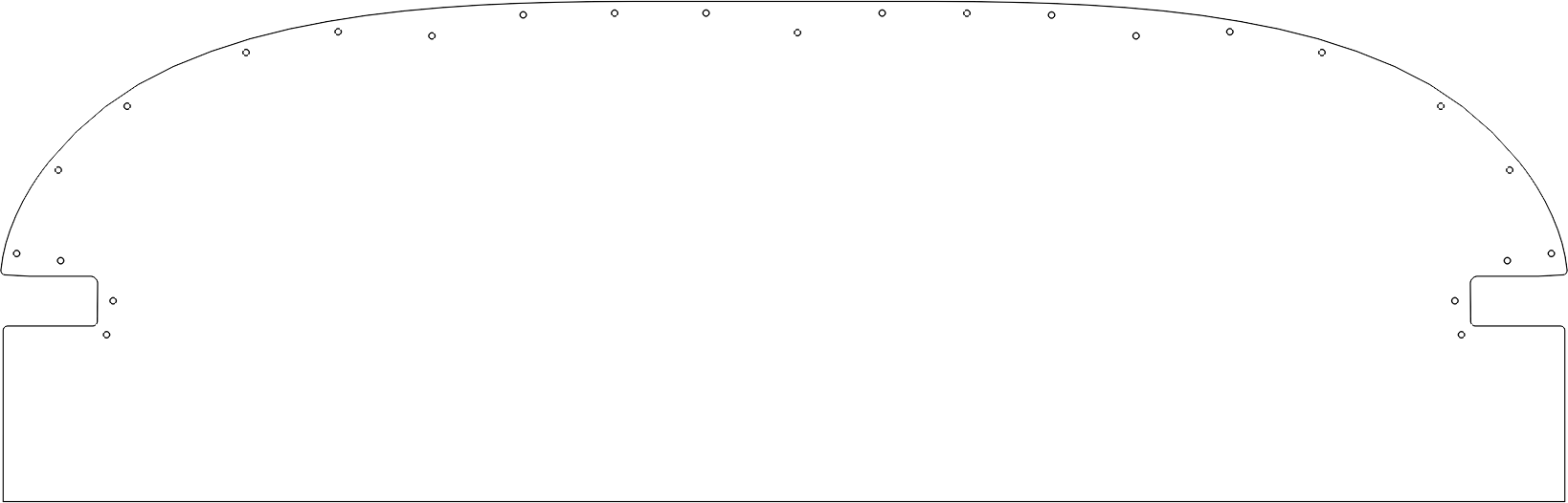 Van's Aircraft RV-7/9 panel template, variant 4