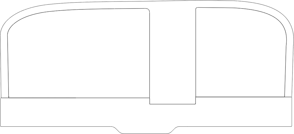 Cessna 172 instrument panel template