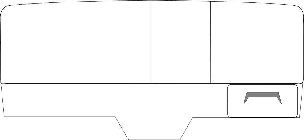 Cessna 150 instrument panel template