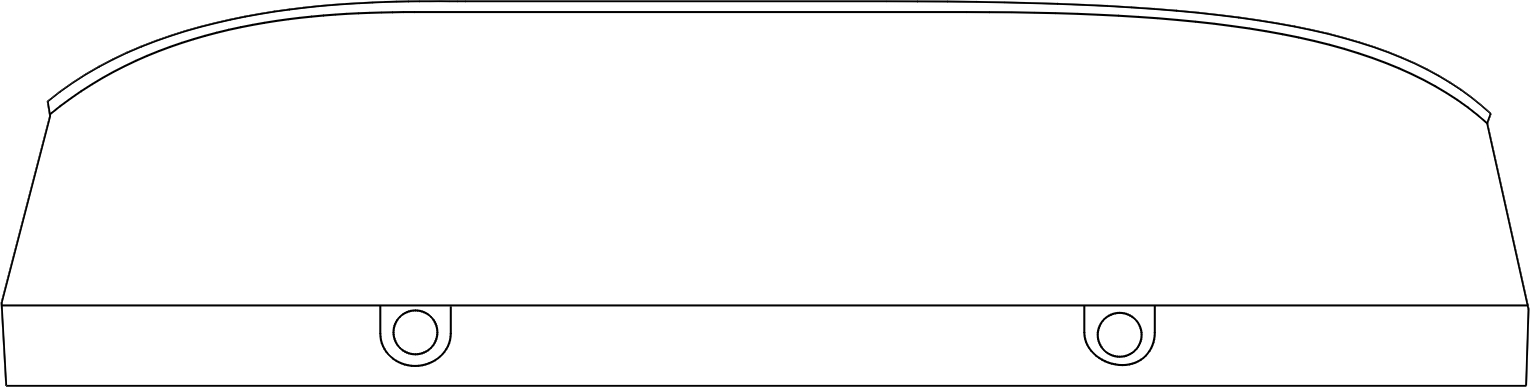 Piper Aircraft PA22-108 · Without Hump instrument panel template