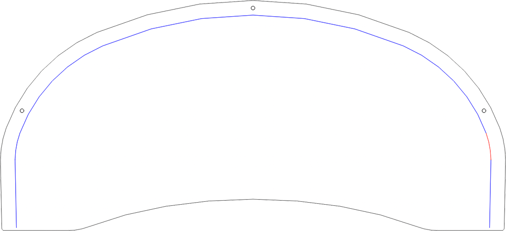 Badlands STOL Aircraft Traveler instrument panel template