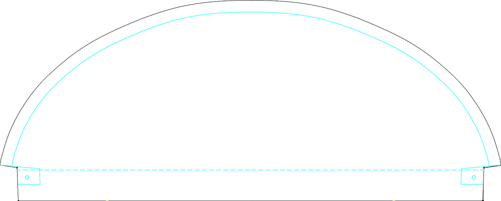 Van's Aircraft RV-4 panel template, variant 3
