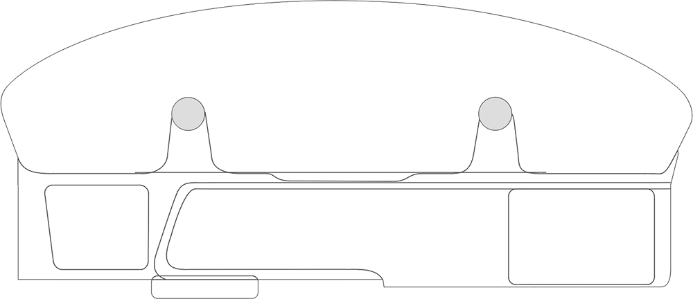 Cessna 172 panel template, variant 2