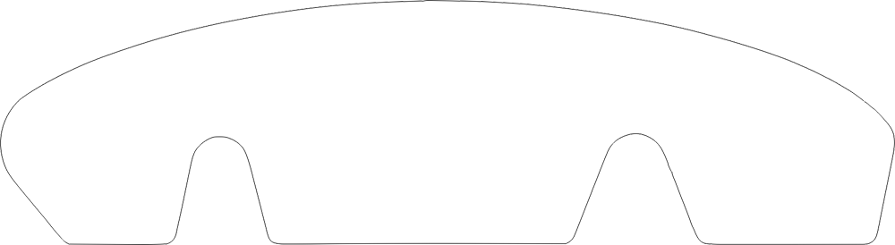 Cessna 170B panel template, variant 2