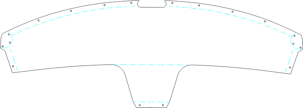 SkyReach Bushcat instrument panel template