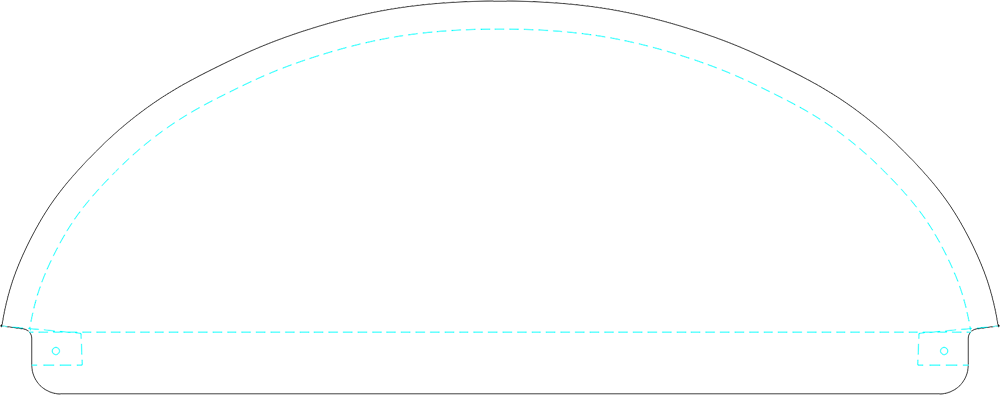 Van's Aircraft RV-4 panel template, variant 2