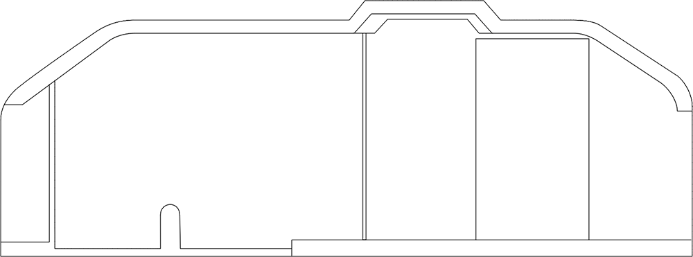 Mooney M20k instrument panel template