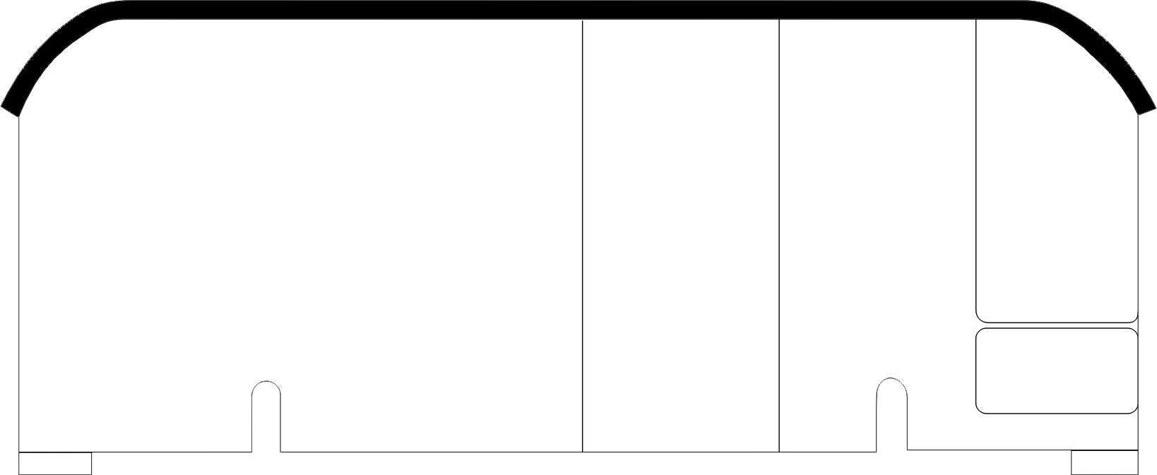 Mooney M20R instrument panel template