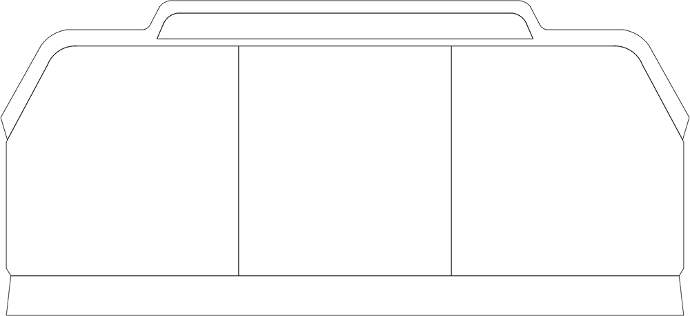 Cessna 310P instrument panel template