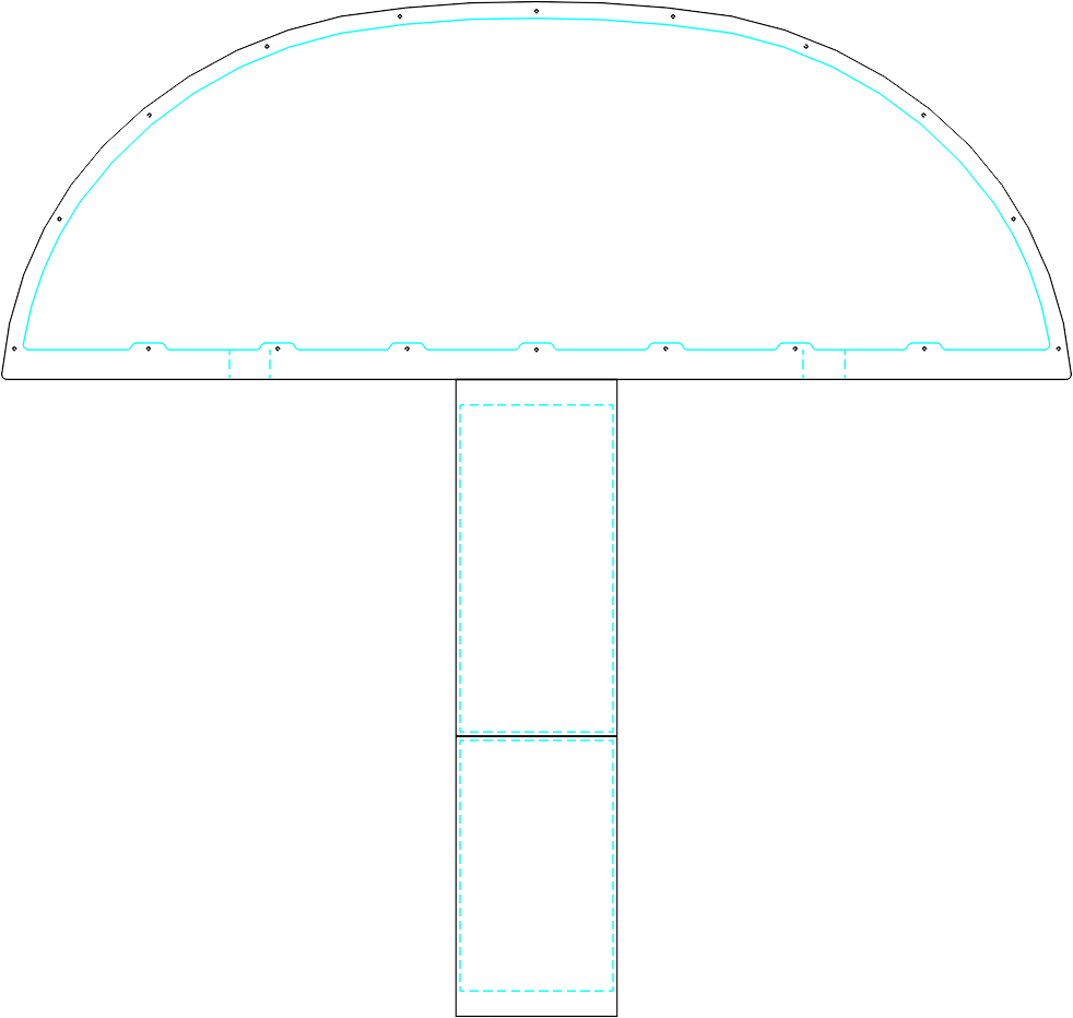 STOL Sport Aviation STOL CH 750 panel template, variant 2