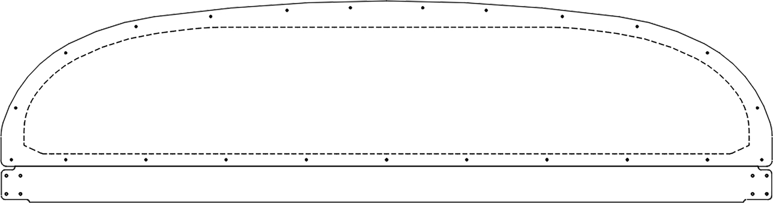 RANS Aircraft S-19 Venterra instrument panel template