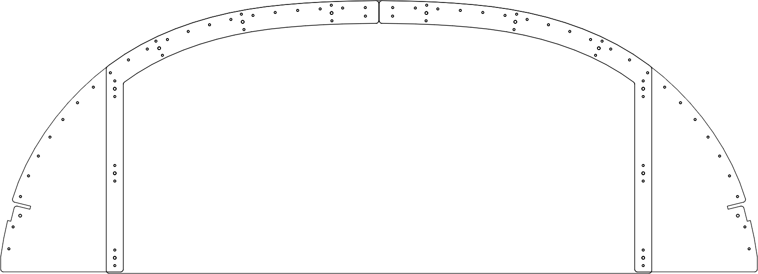 Van's Aircraft RV-8 instrument panel template