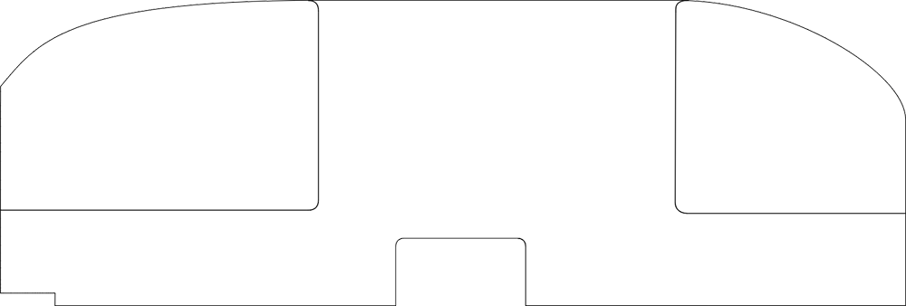 Cessna 414 instrument panel template