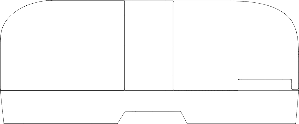 Cessna 182P, Q, R, R182, TR182 instrument panel template