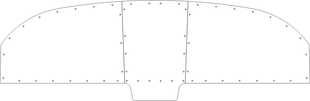 Van's Aircraft RV-12 instrument panel template