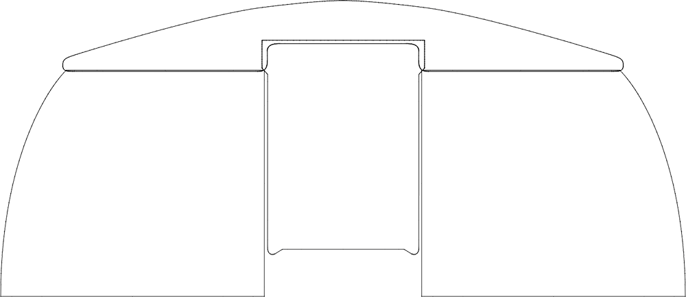 North American Rockwell Shrike Commander 500 panel template, variant 2