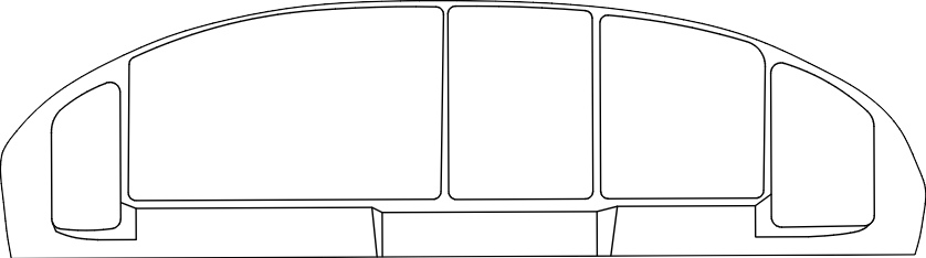 Glasair Aviation Sportsman instrument panel template