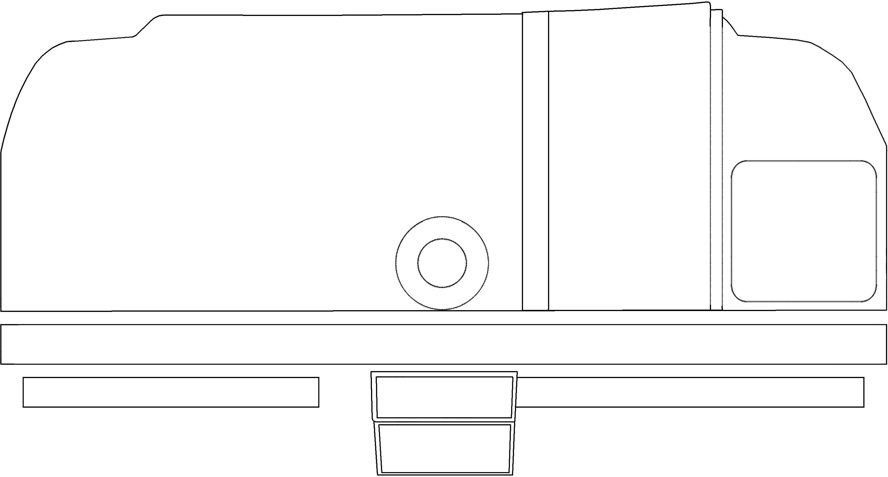 Beechcraft 35-B33 instrument panel template
