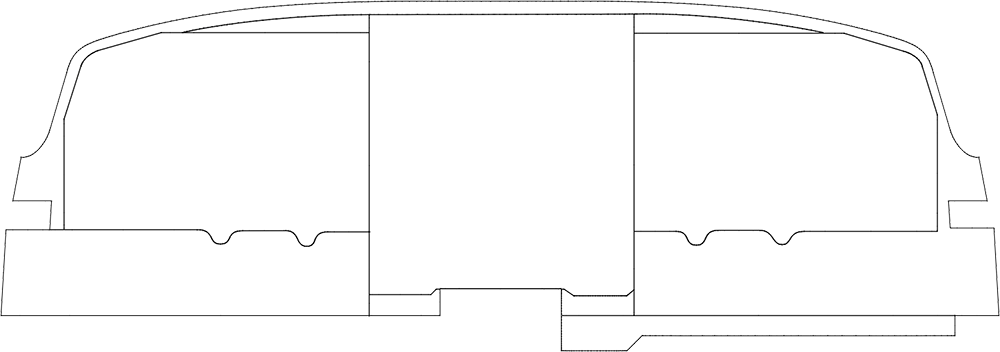 Piper Aircraft PA-30 instrument panel template