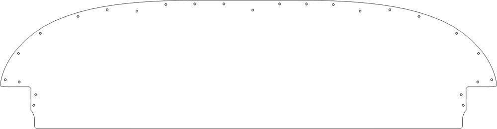 Van's Aircraft RV-7/9 instrument panel template