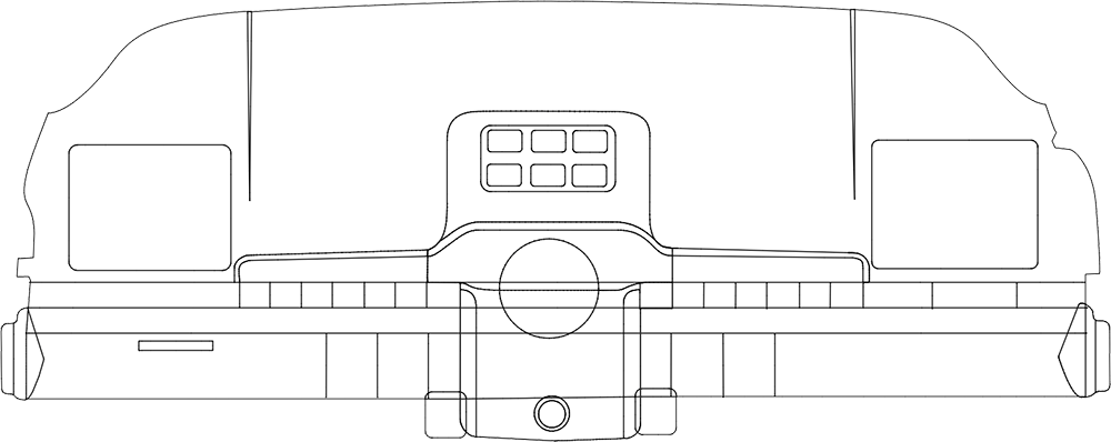 Beechcraft Model 35 panel template, variant 1